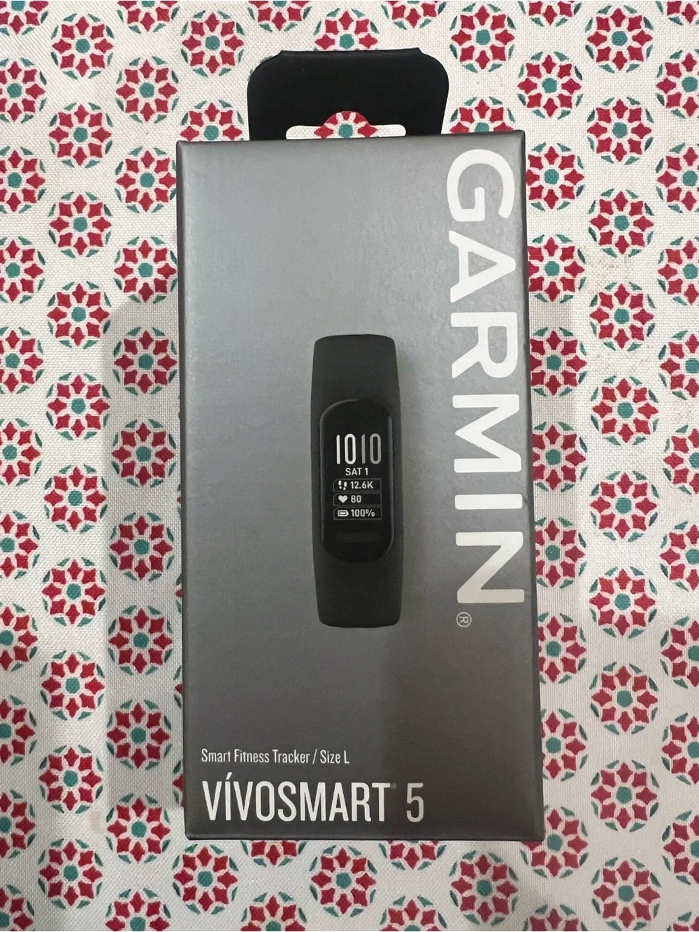 Garmin vívosmart 5 Fitness Tracker | Size Large - Black | New Open Box